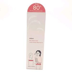 MIDHA Rice Sebum Toner 200ml / 6.76oz 80% Rice Oil For Oily & Sensitive Skin New